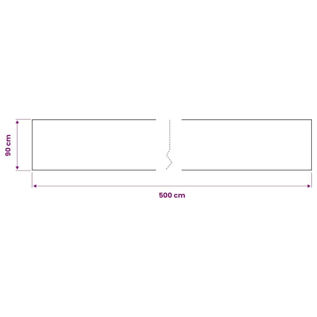 Samoljepljiva folija za namještaj crna 500 x 90 cm PVC
