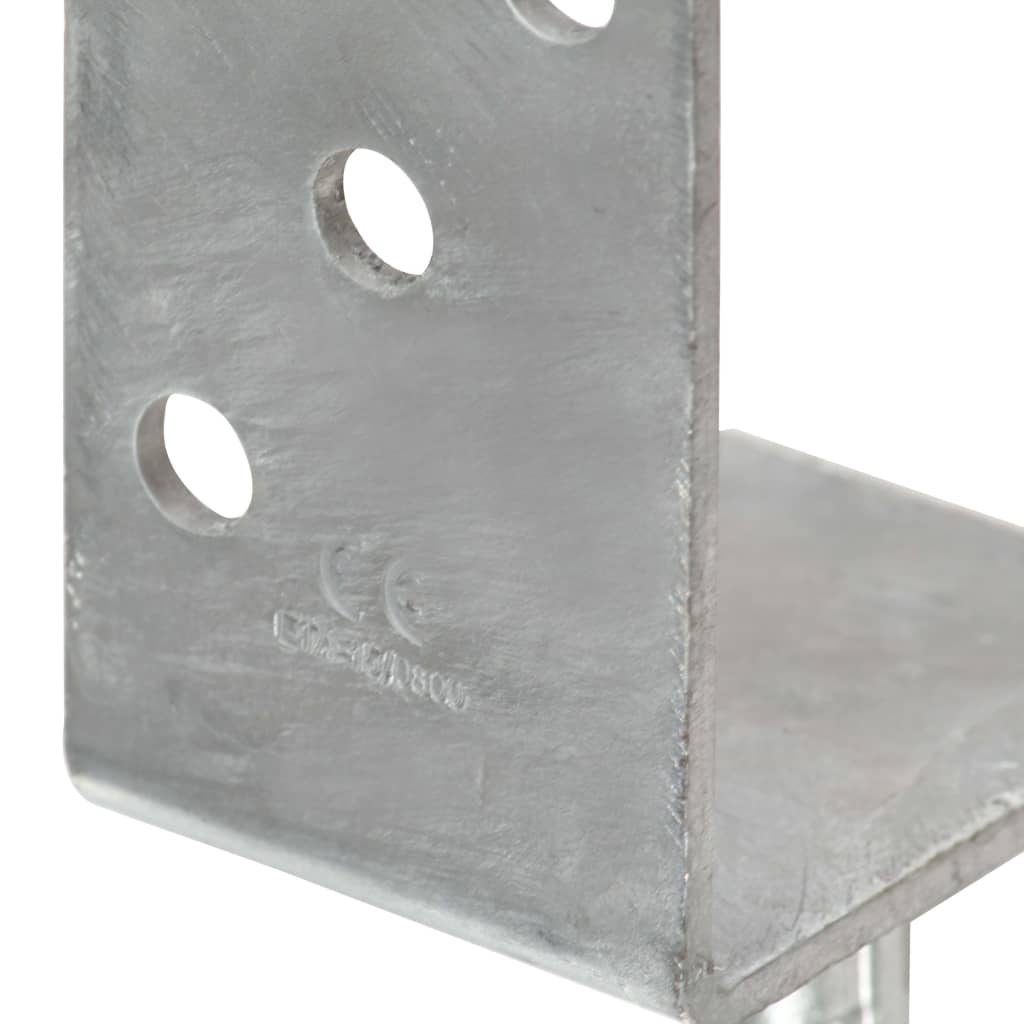 Sidra za ogradu 6 kom srebrna 8 x 6 x 30 cm pocinčani čelik