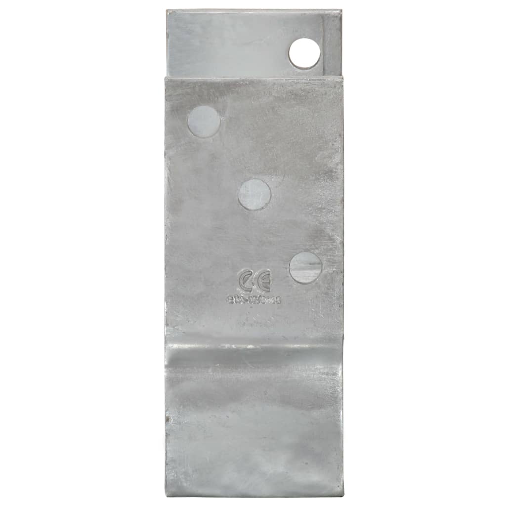Sidra za ogradu 12 kom srebrna 8 x 6 x 15 cm pocinčani čelik