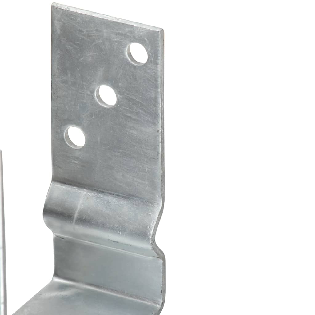 Sidra za ogradu 12 kom srebrna 8 x 6 x 15 cm pocinčani čelik