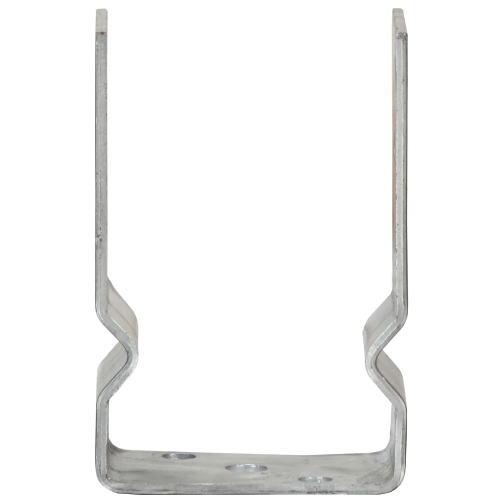 Sidra za ogradu 6 kom srebrna 9 x 6 x 15 cm pocinčani čelik