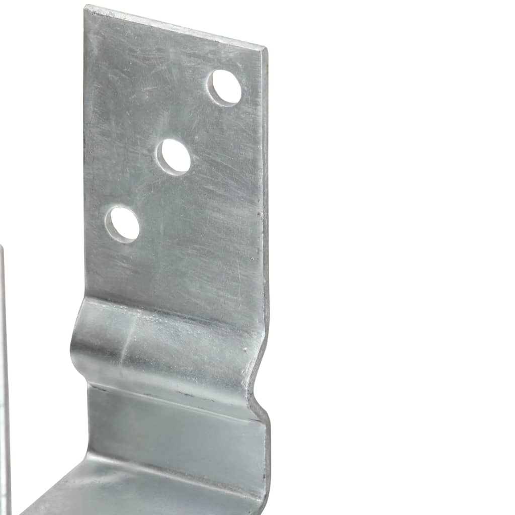 Sidra za ogradu 6 kom srebrna 12 x 6 x 15 cm pocinčani čelik