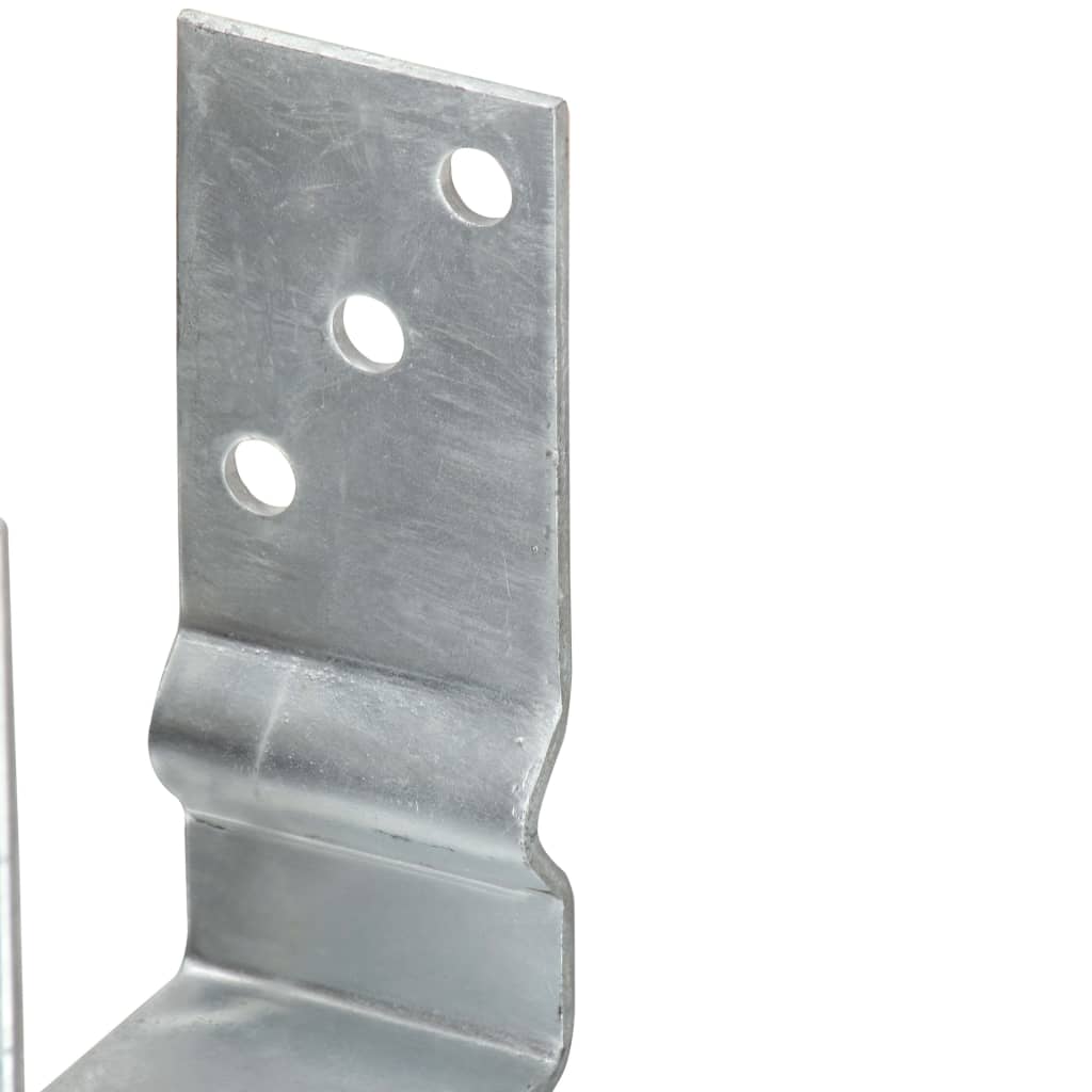 Sidra za ogradu 6 kom srebrna 14 x 6 x 15 cm pocinčani čelik