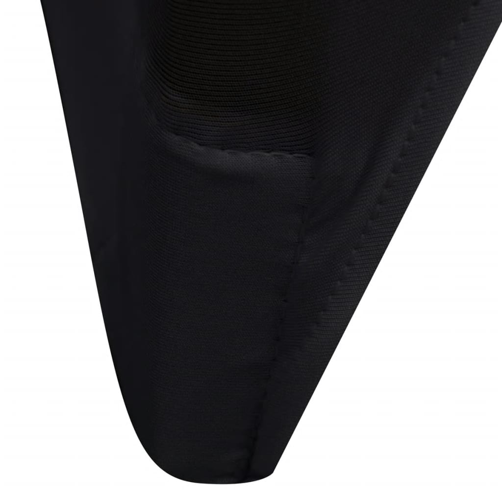 Navlake za stolice rastezljive crne 12 kom