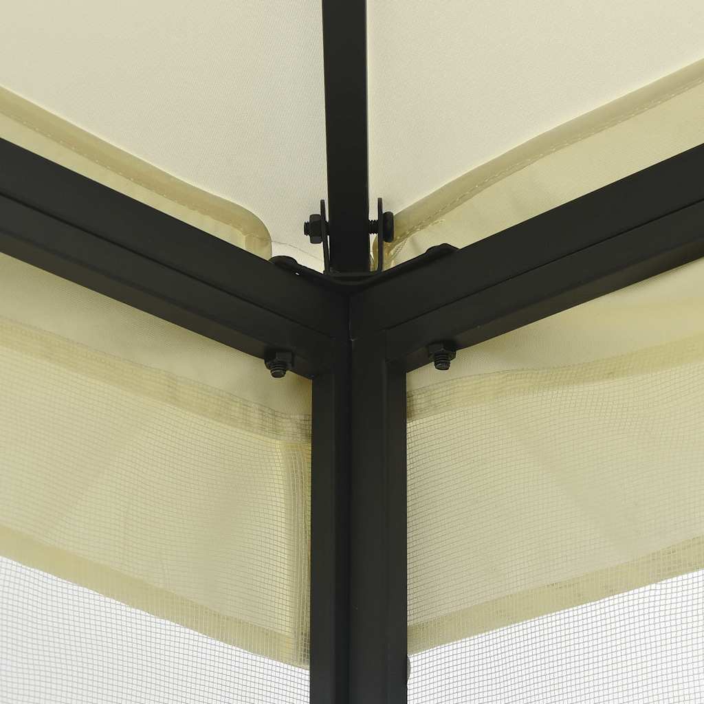 Sjenica s mrežama 300 x 400 x 265 cm krem