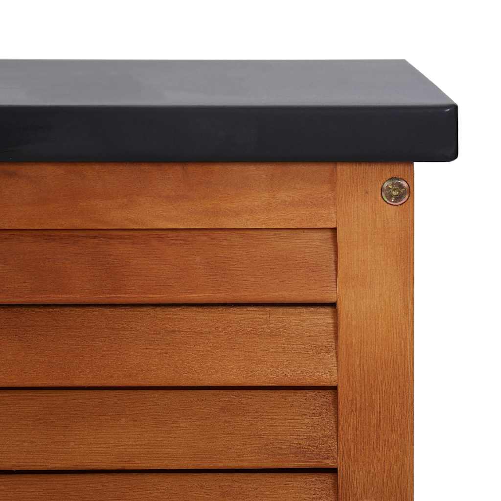 Vrtna kutija za pohranu 117x50x55 cm masivno drvo eukaliptusa