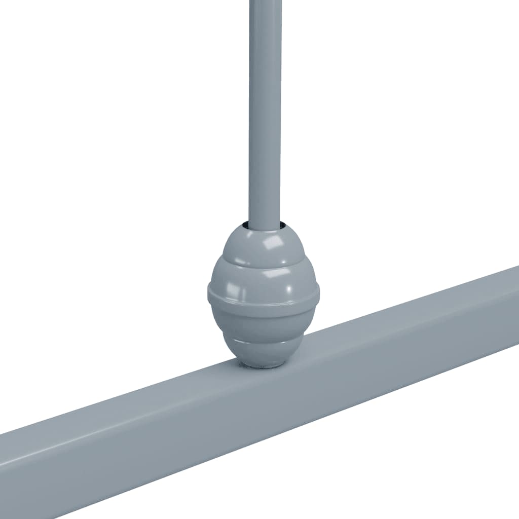 Okvir za krevet sivi metalni 90 x 200 cm