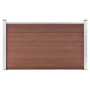 Vrtna ograda WPC 180 x 105 cm smeđa