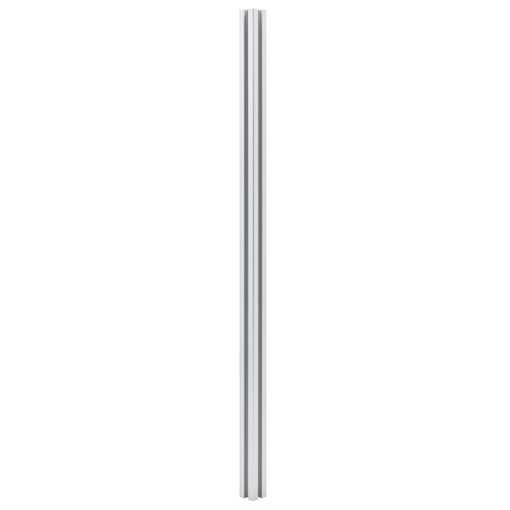Stupovi za ogradu 2 kom aluminijski 185 cm
