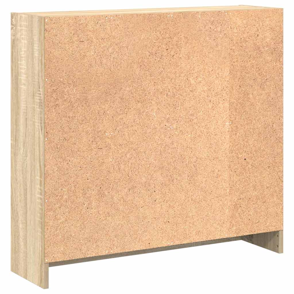 Polica za knjige sonoma hrast 80x24x75 cm izrađeno drvo