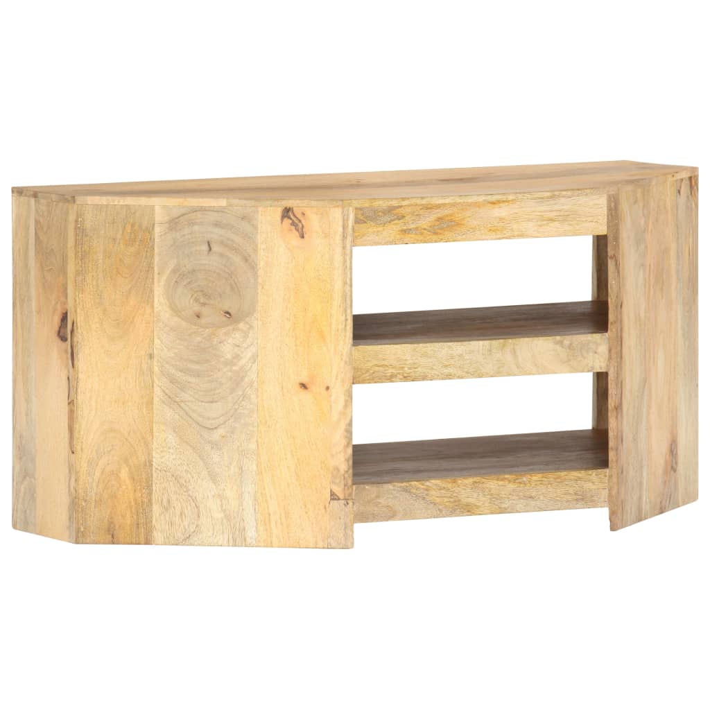 Kutni TV ormarić 90 x 45 x 45 cm od masivnog drva manga