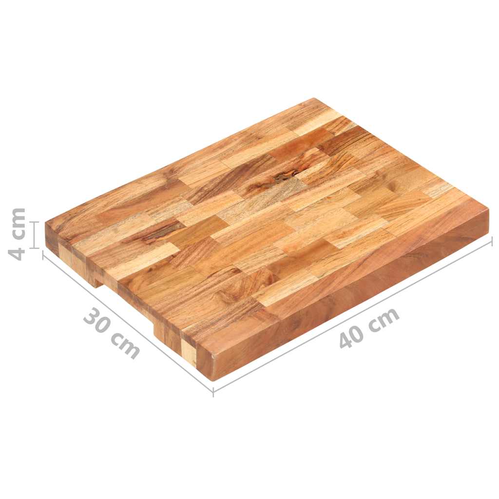 Daska za rezanje 40 x 30 x 4 cm od masivnog bagremovog drva
