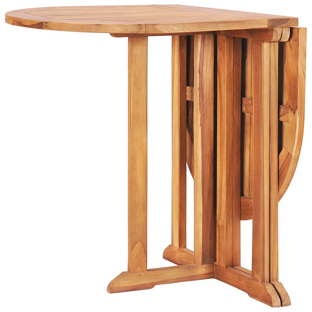 Preklopni vrtni stol 120 x 70 x 75 cm od masivne tikovine