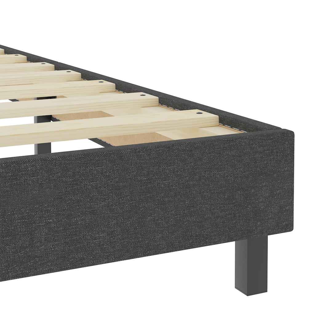 Box spring okvir za krevet od tkanine sivi 180 x 200 cm