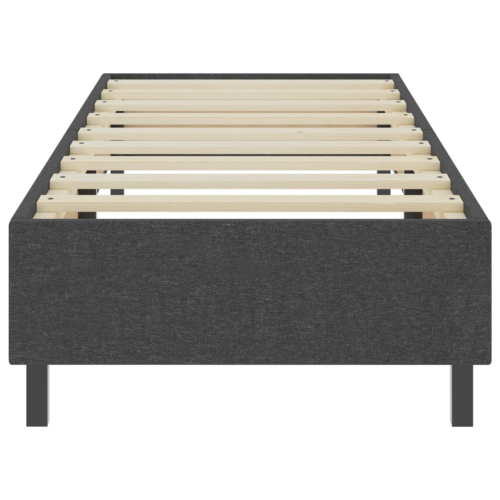 Box spring okvir za krevet od tkanine sivi 100 x 200 cm