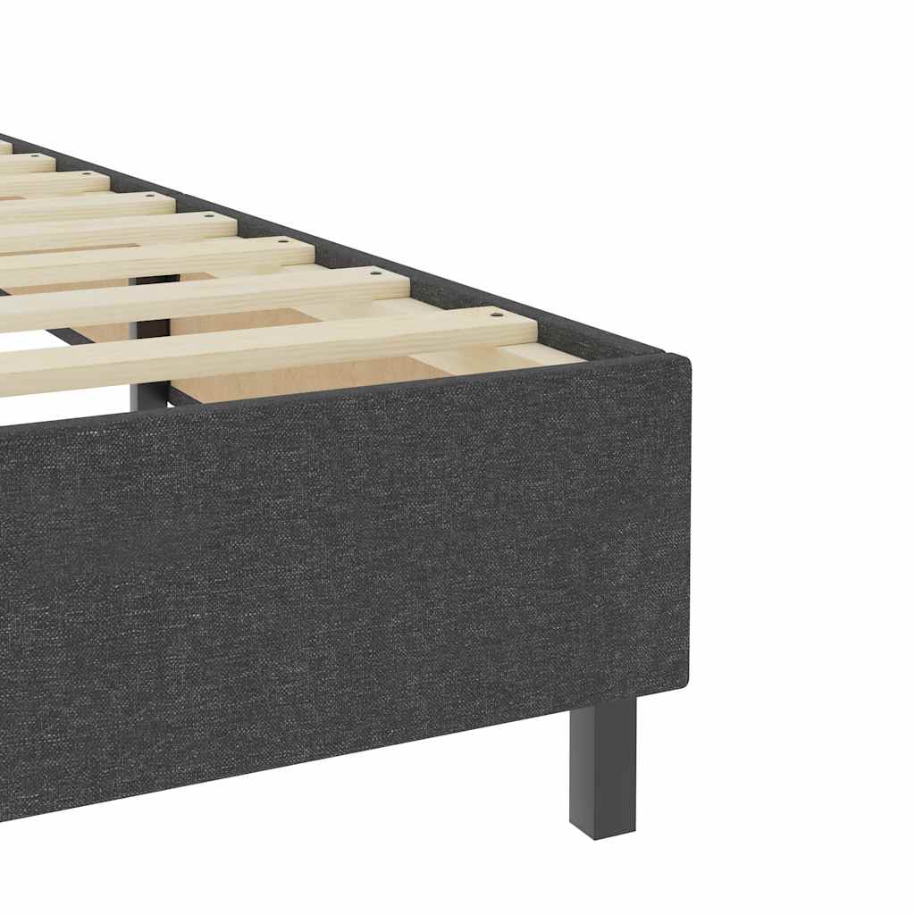 Box spring okvir za krevet od tkanine sivi 140 x 200 cm