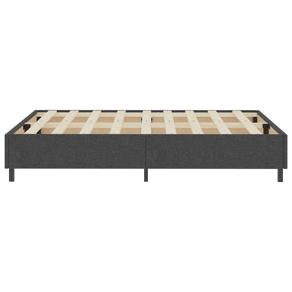 Box spring okvir za krevet od tkanine sivi 180 x 200 cm