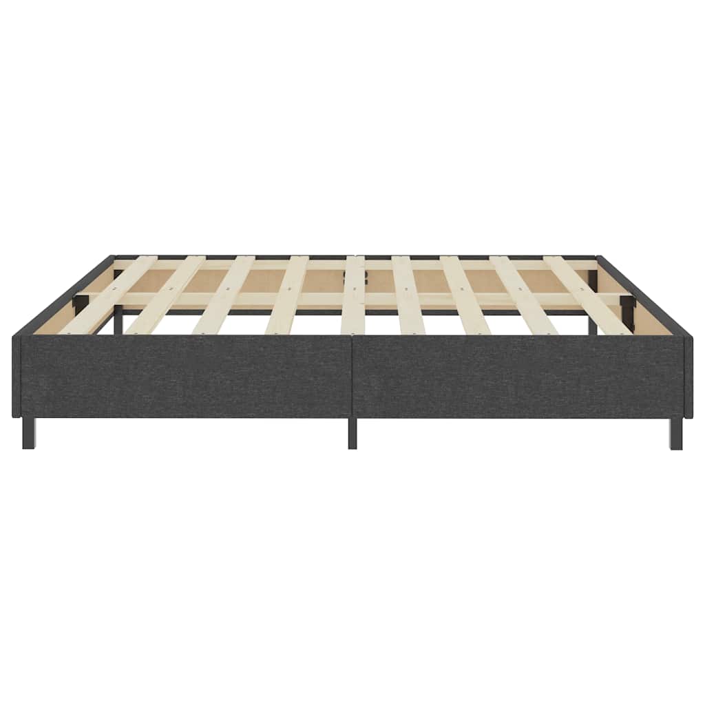 Box spring okvir za krevet od tkanine sivi 200 x 200 cm