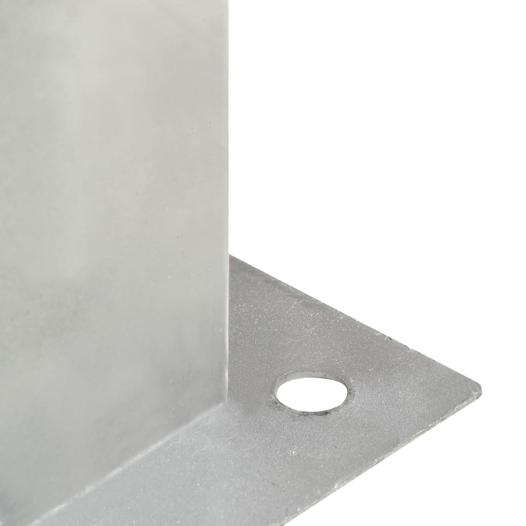 Sidra za stupove 4 kom od pocinčanog metala 121 mm