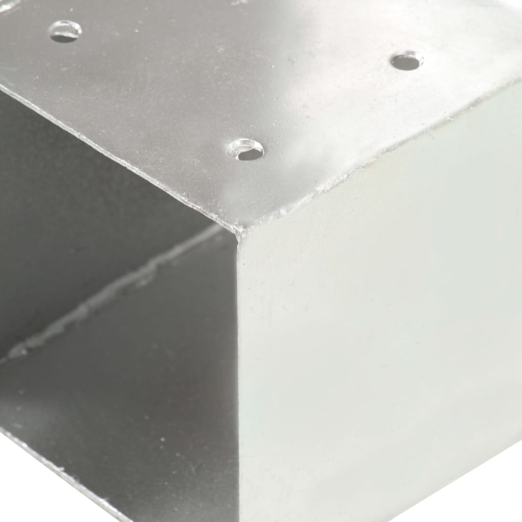 Spojnici za stupove u T-obliku 4 kom pocinčani metal 91 x 91 mm