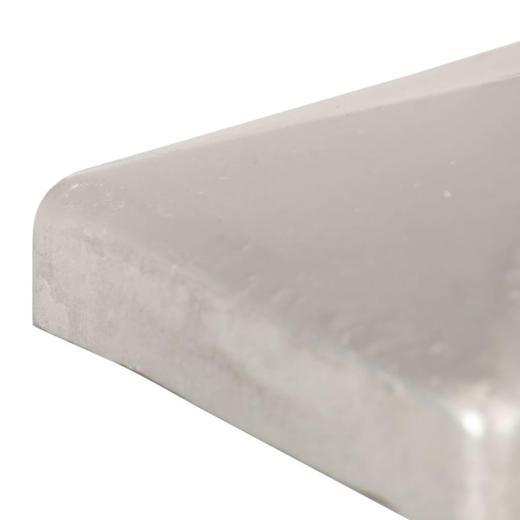 Piramidalni poklopci za stupove ograde 6 kom metalni 91 x 91 mm