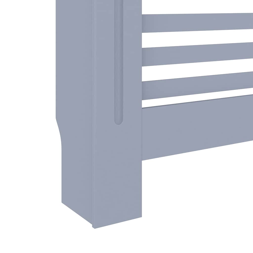 Pokrov za radijator antracit 152 x 19 x 81,5 cm MDF