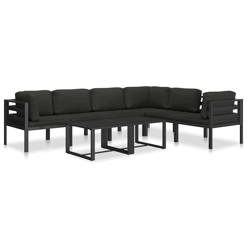 Stolić za kavu aluminijski antracit