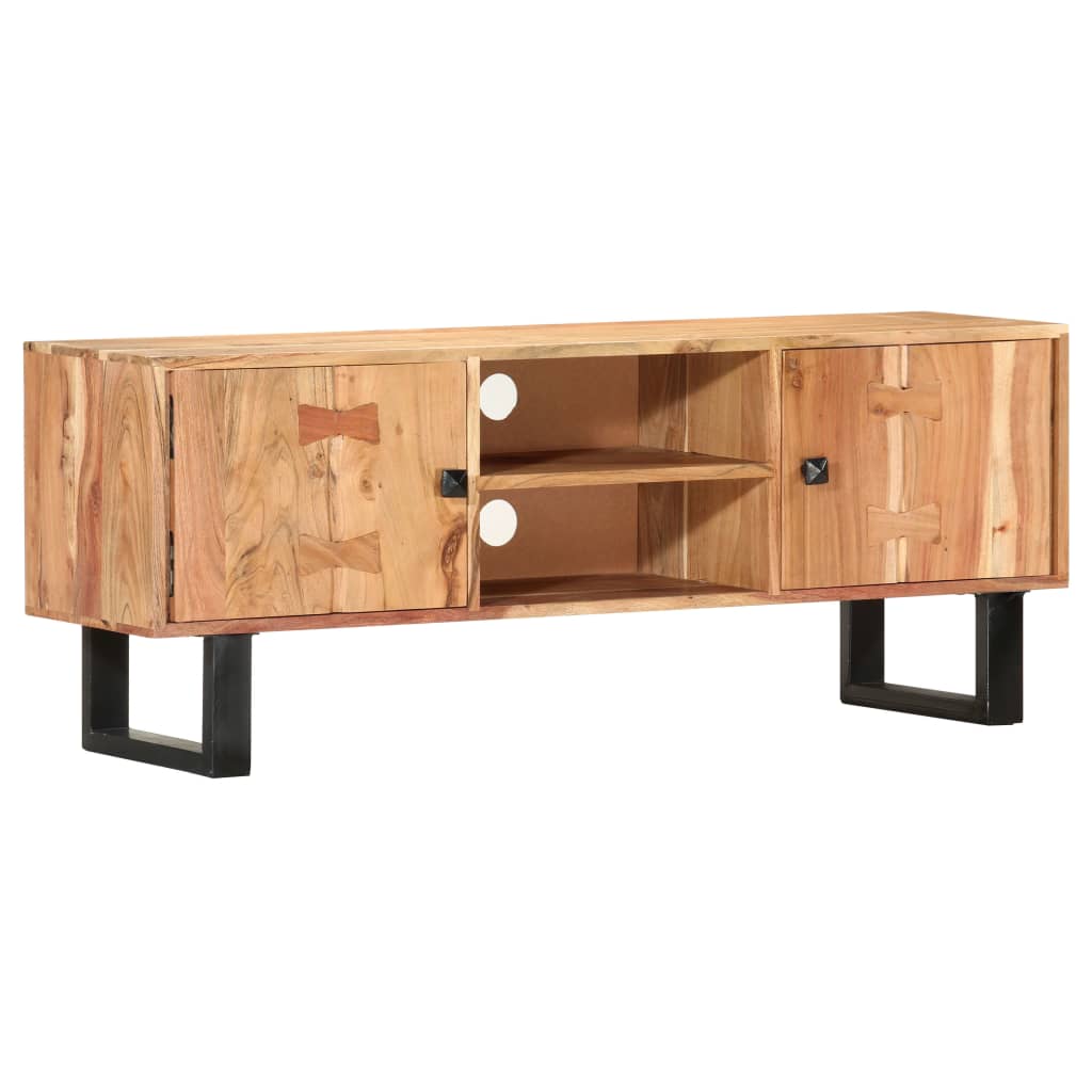 TV ormarić 118 x 30 x 45 cm od masivnog bagremovog drva