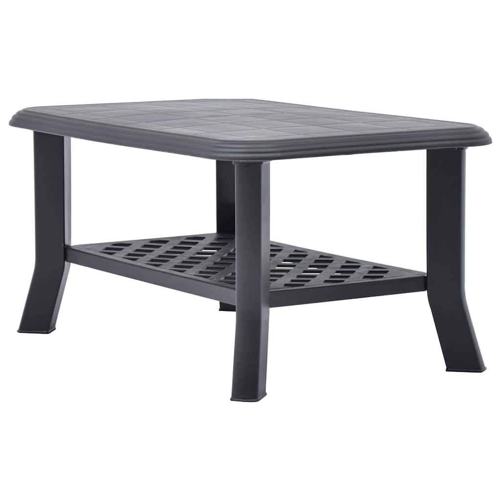 Stolić za kavu antracit 90 x 60 x 46 cm plastični