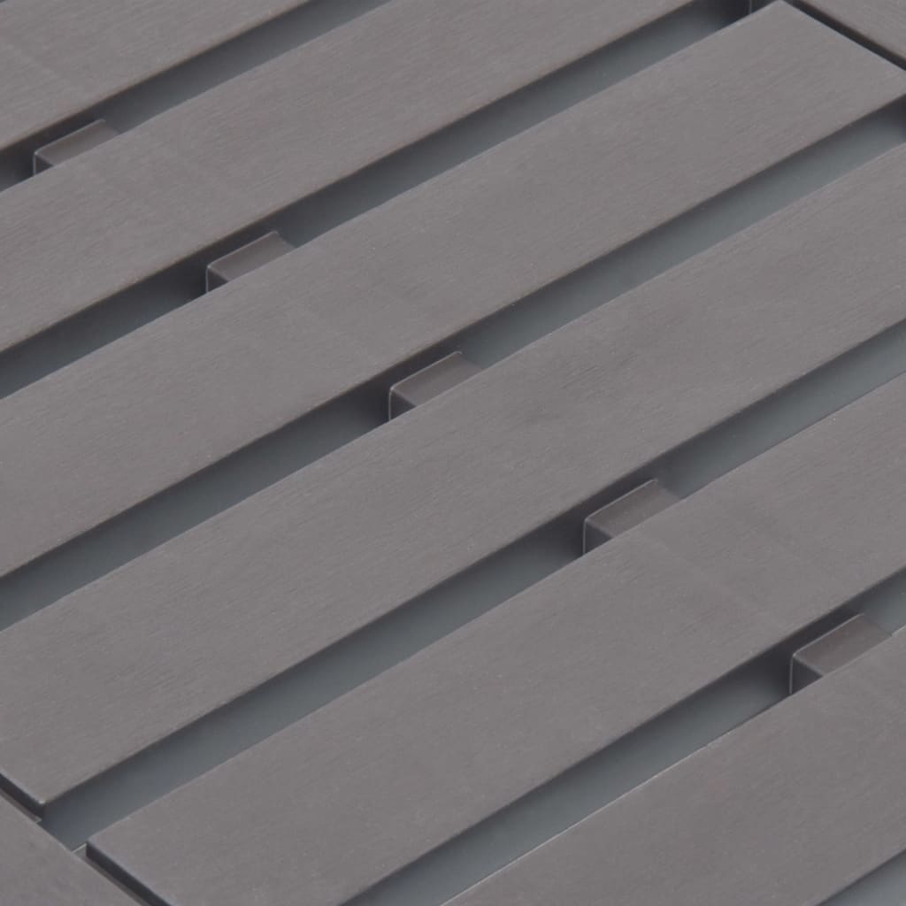 Vrtni stol boja kave 78 x 55 x 38 cm plastični