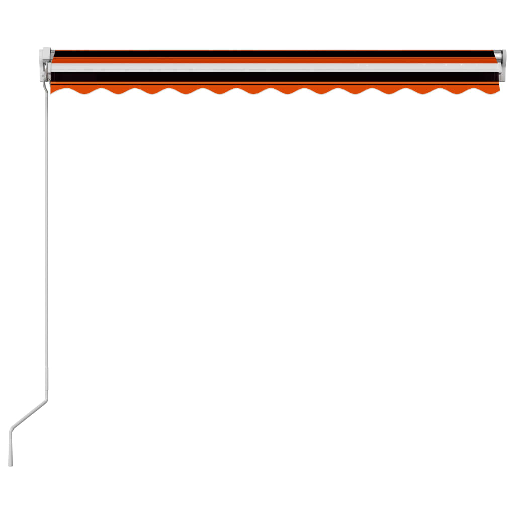 Tenda na ručno uvlačenje 300 x 250 cm narančasto-smeđa