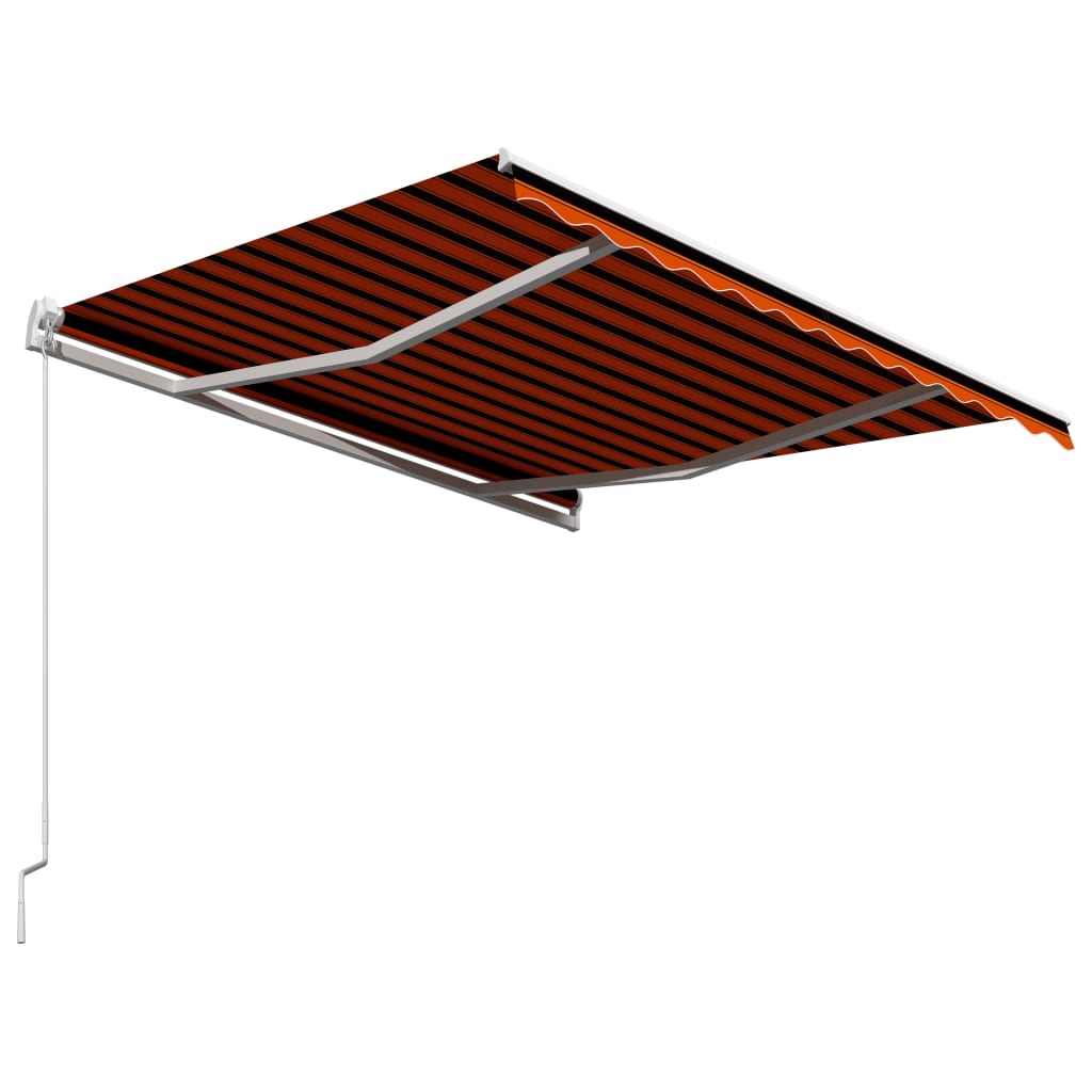Tenda na ručno uvlačenje 350 x 250 cm narančasto-smeđa