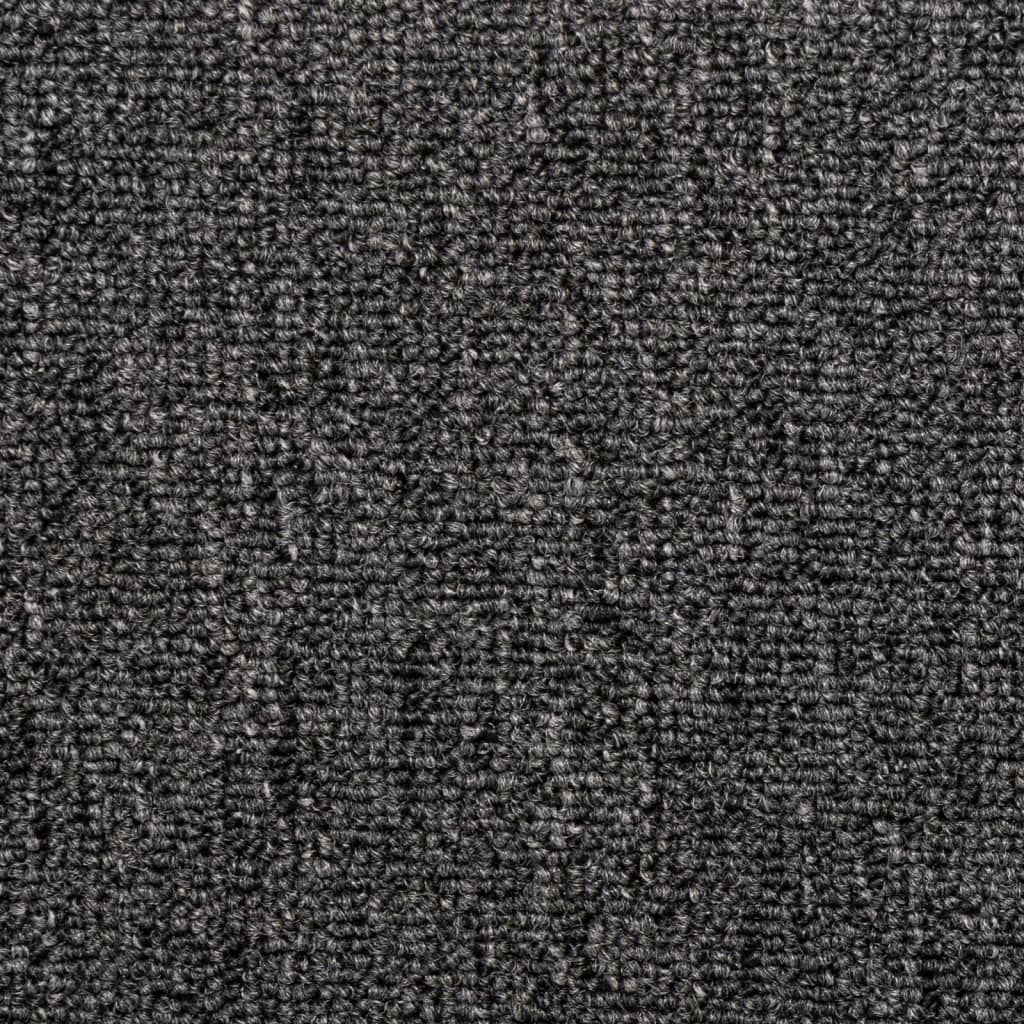Prostirke za stepenice 15 kom 65x21x4 cm antracit pravokutni rub