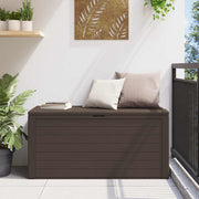Vrtna kutija za pohranu smeđa 116 x 44 x 55 cm