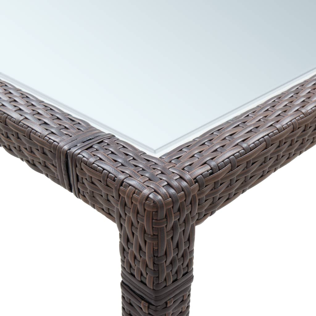 Vrtni blagovaonski stol 200 x 150 x 74 cm od poliratana
