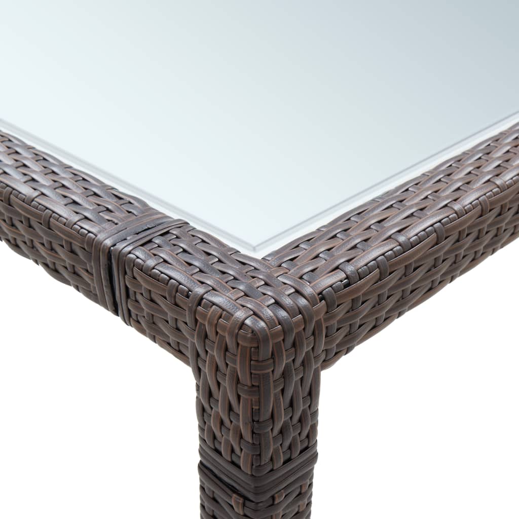 Vrtni blagovaonski stol 200 x 150 x 74 cm od poliratana