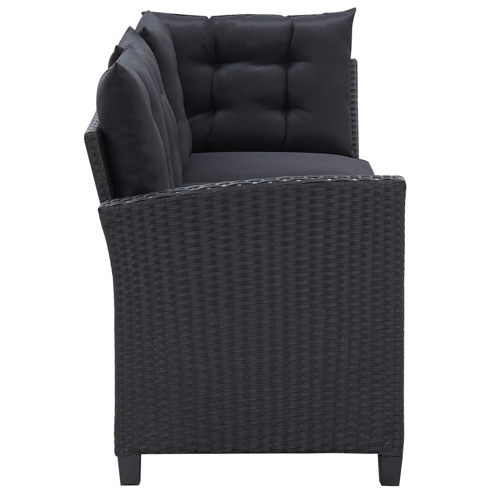 Setovi vanjskog namještaja Crna poliratan