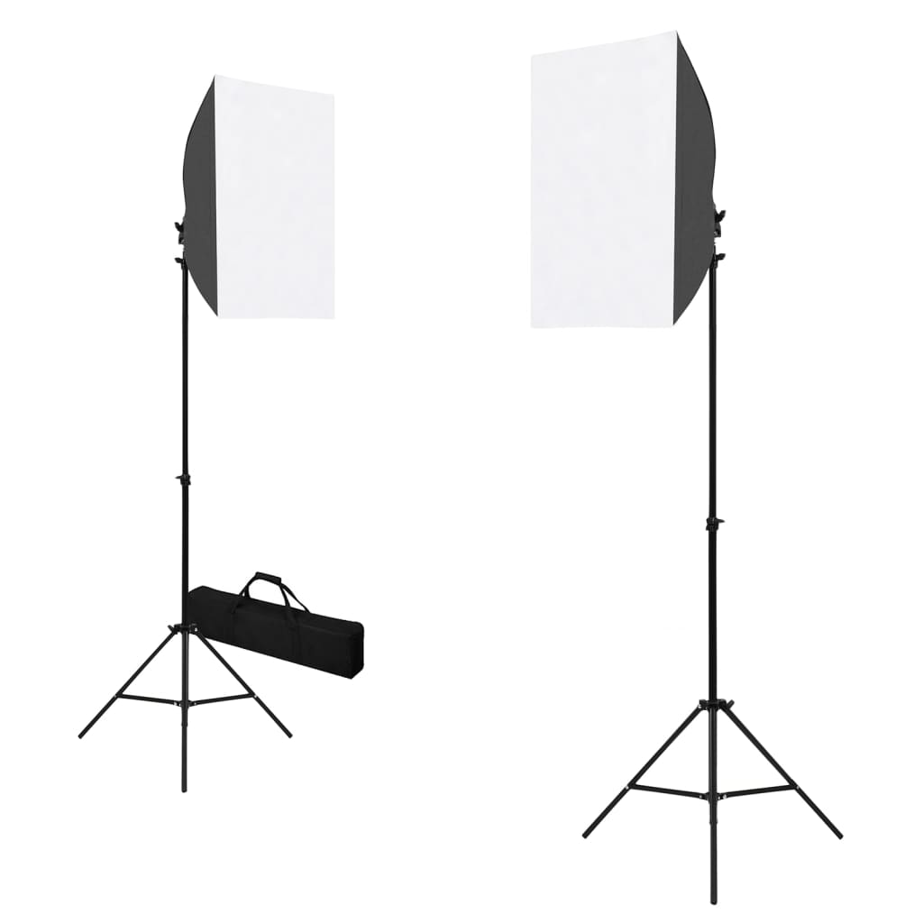 Komplet fotografske opreme sa svjetlima softbox i pozadinama