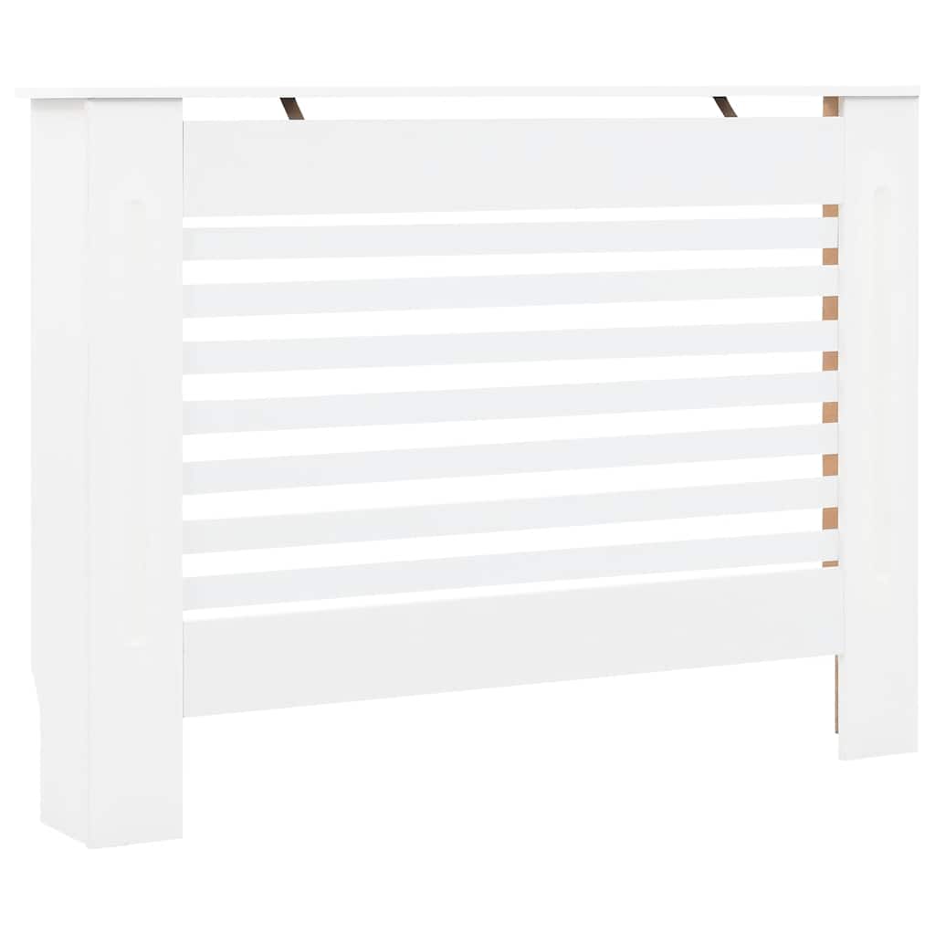 Pokrovi za radijator 2 kom bijeli 112 x 19 x 81,5 cm MDF