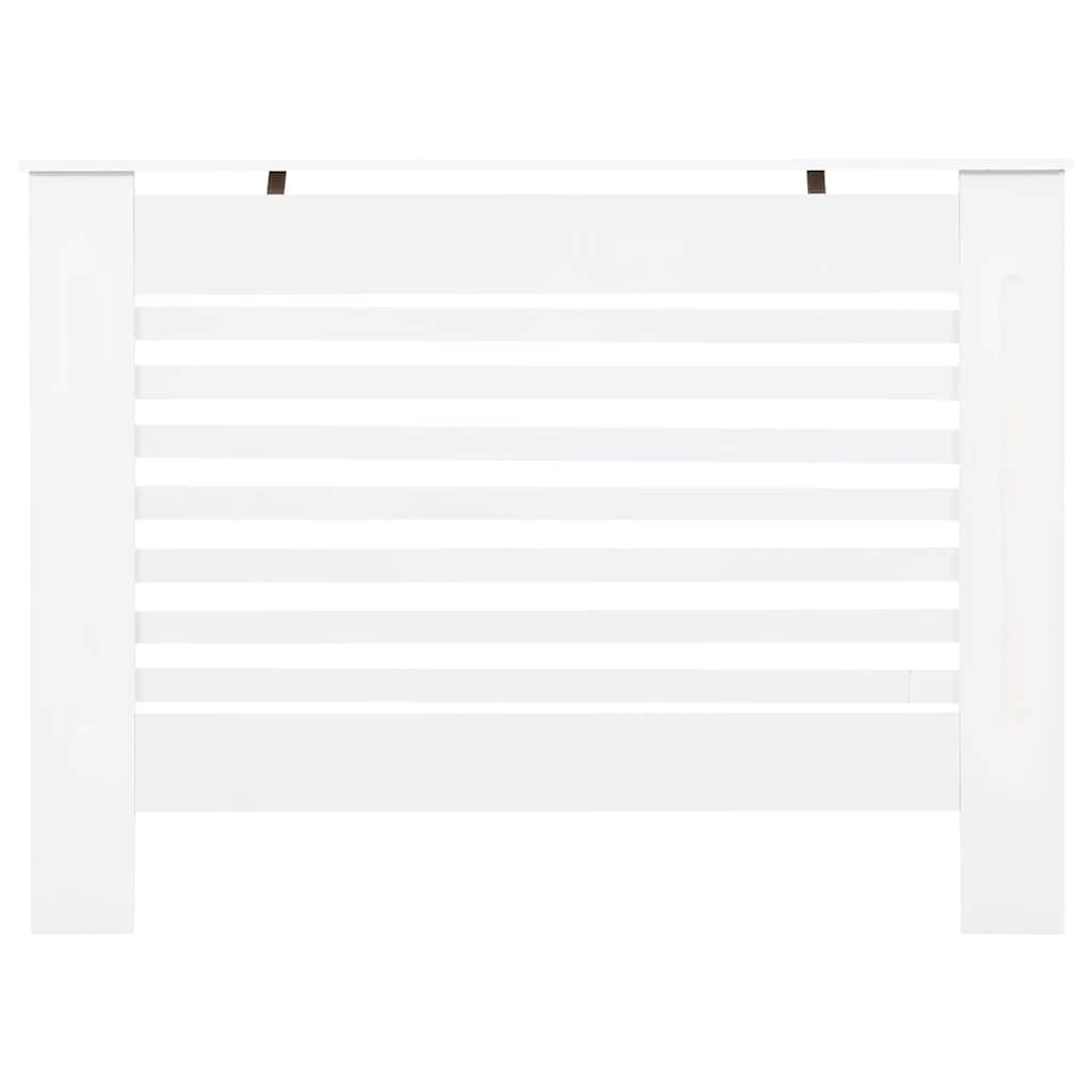 Pokrovi za radijator 2 kom bijeli 112 x 19 x 81,5 cm MDF