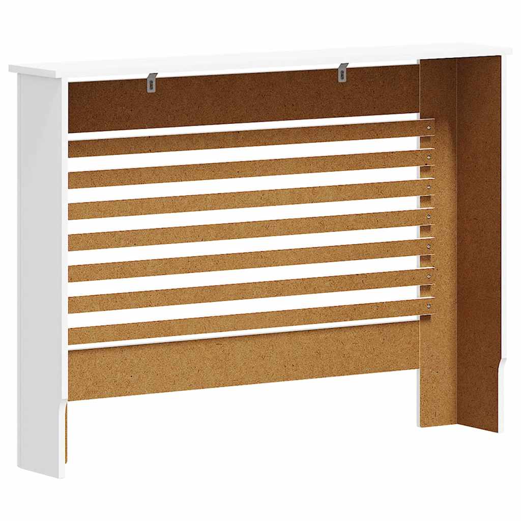 Pokrovi za radijator 2 kom bijeli 112 x 19 x 81,5 cm MDF