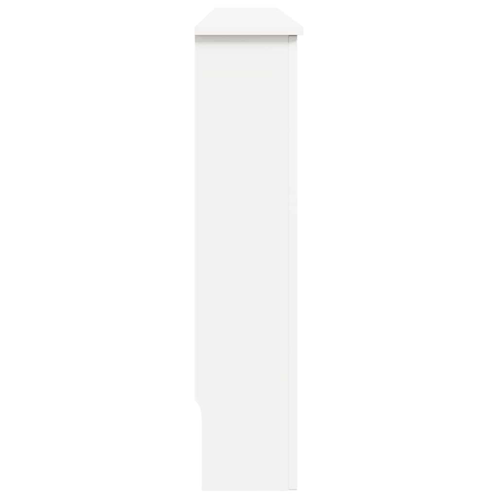 Pokrovi za radijator 2 kom bijeli 112 x 19 x 81,5 cm MDF
