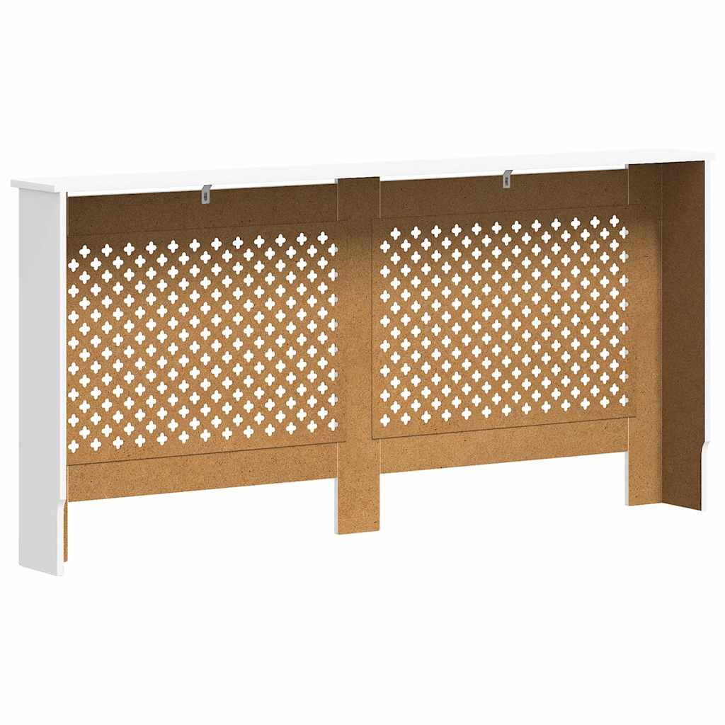 Pokrovi za radijator 2 kom bijeli 172 x 19 x 81,5 cm MDF