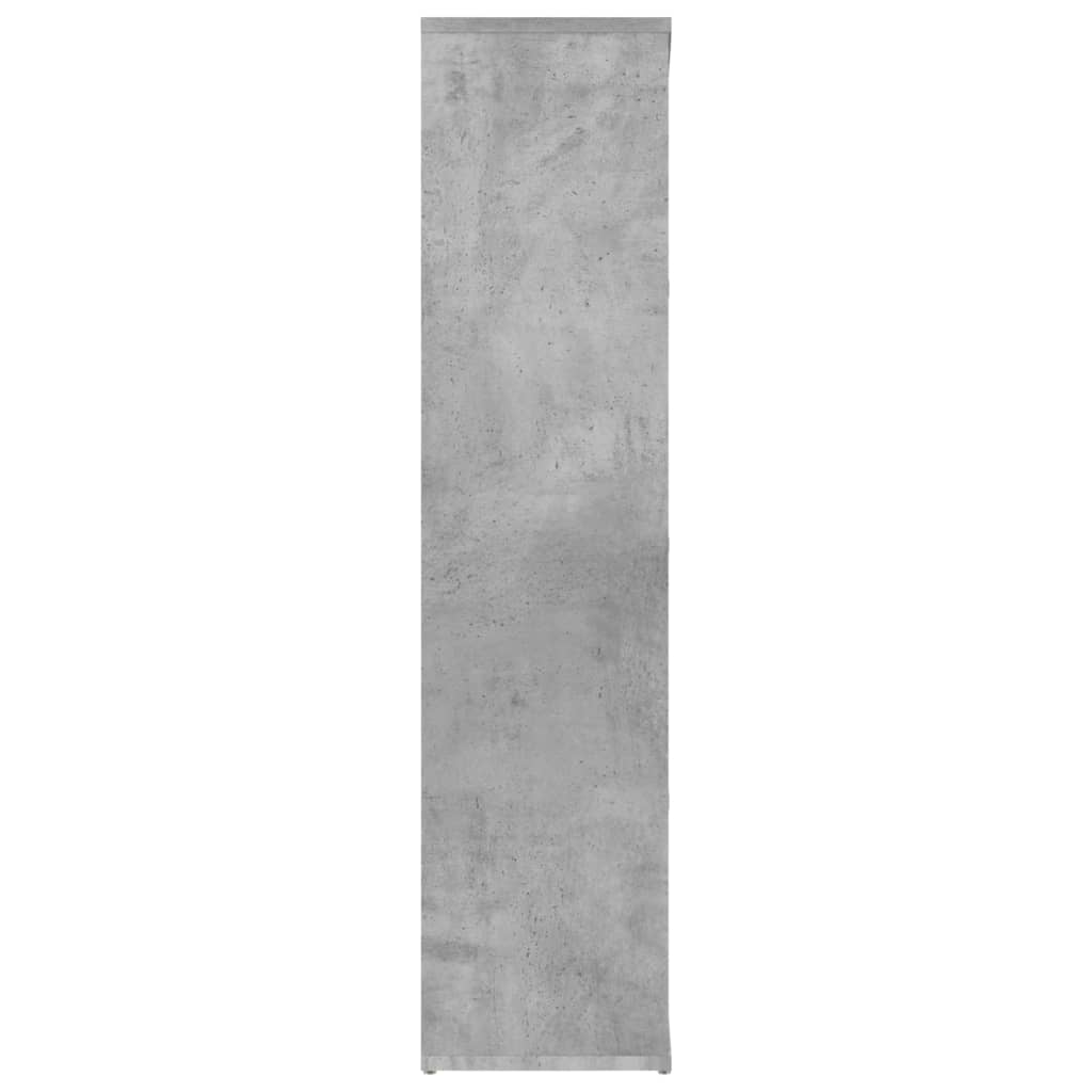 Ormarić za knjige boja betona 50x25x106 cm konstruirano drvo