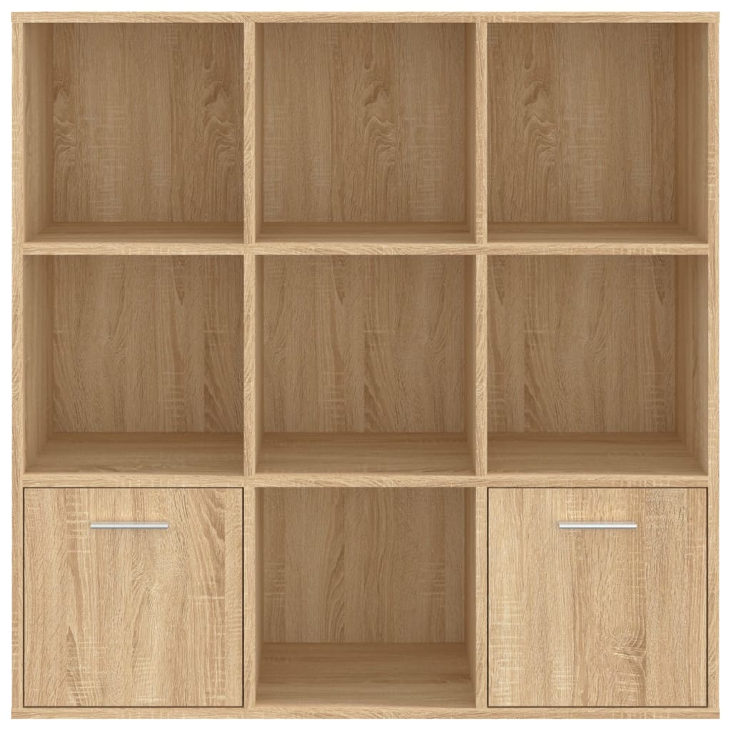 Ormarić za knjige boja hrasta 98x30x98 cm od konstruiranog drva