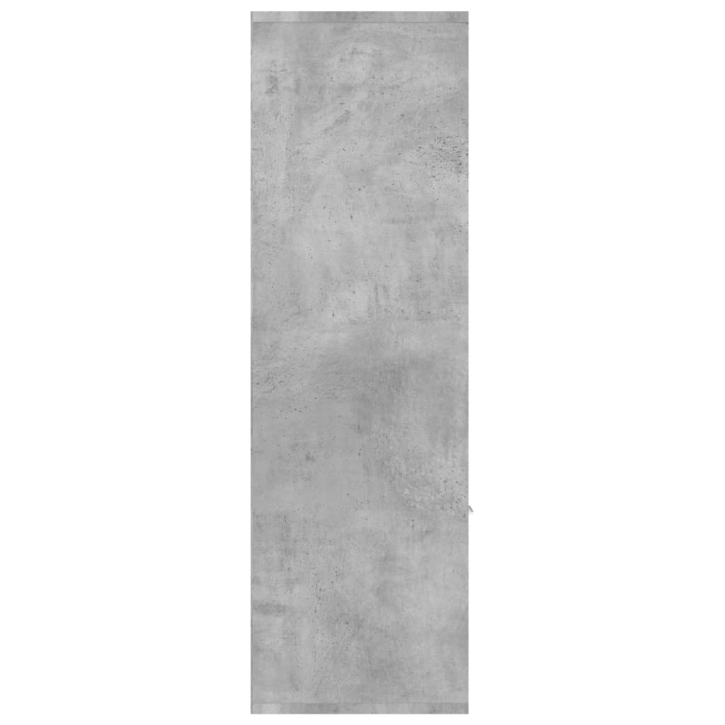 Ormarić za knjige boja betona 98 x 30 x 98 cm konstruirano drvo