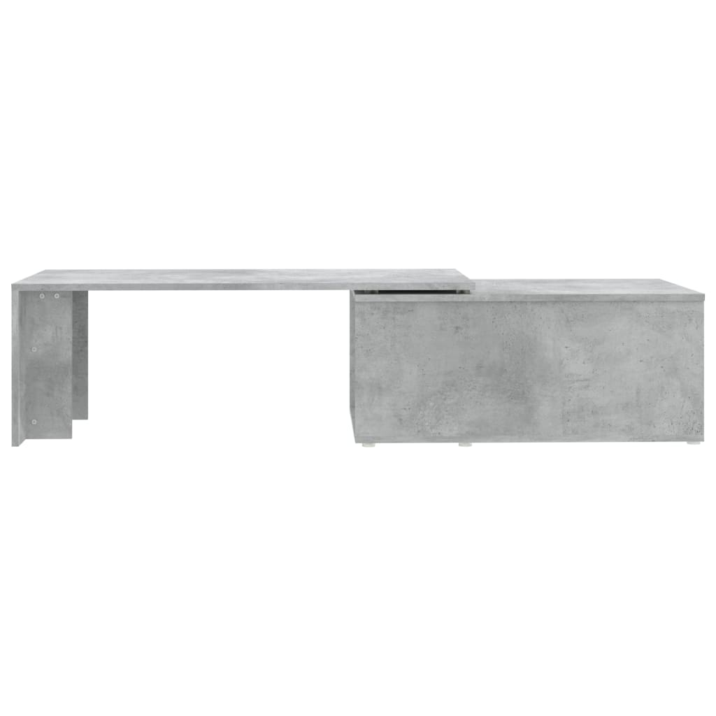 Stolić za kavu siva boja betona 150 x 50 x 35 cm od iverice