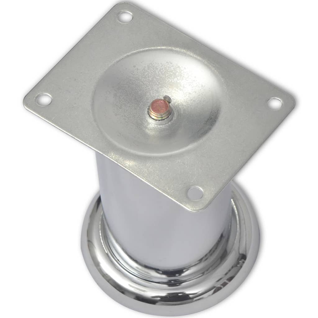Noge za kauč 8 kom okrugle kromirane 60 mm
