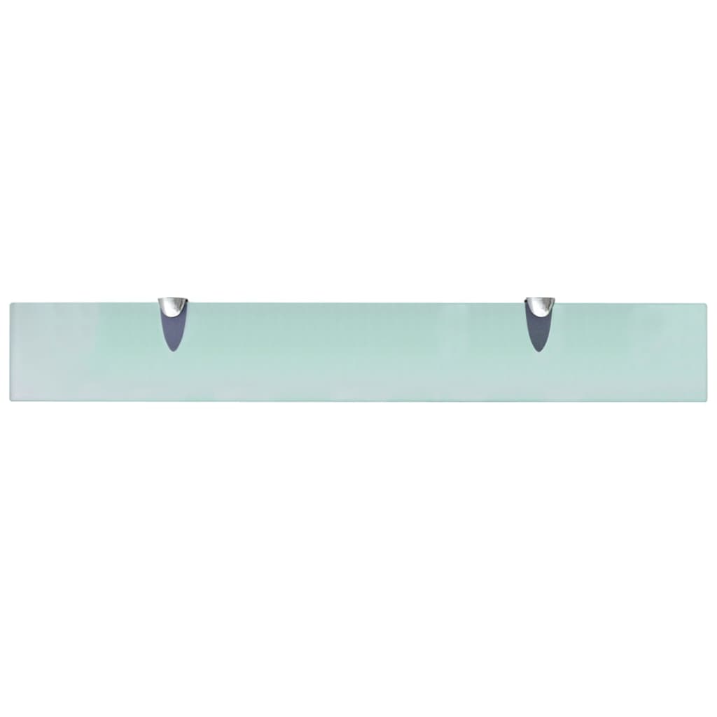 Zidne police 2 kom staklene 70 x 10 cm 8 mm