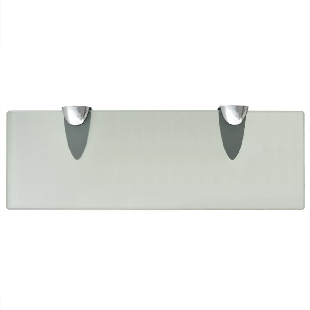 Zidne police 2 kom staklene 30 x 10 cm 8 mm